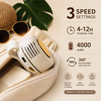 Clip-On Mini Cooling Fan – Ultra-Quiet Portable Fan