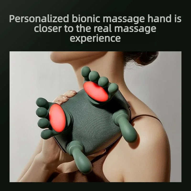 Electric Neck and Shoulder Massager with Strap Design