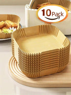 50 Pcs Non-Stick Air Fryer Paper Liners