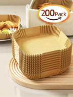 50 Pcs Non-Stick Air Fryer Paper Liners