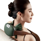 Electric Neck and Shoulder Massager with Strap Design