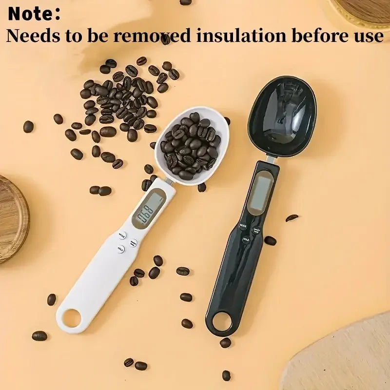 Kitchya Digital Spoon Scale 0.1g–500g – Mini LCD Measuring Spoon for Coffee, Flour & Baking